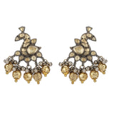 GANGA JAMUNA TIKON KUNDAN PENDANT SET