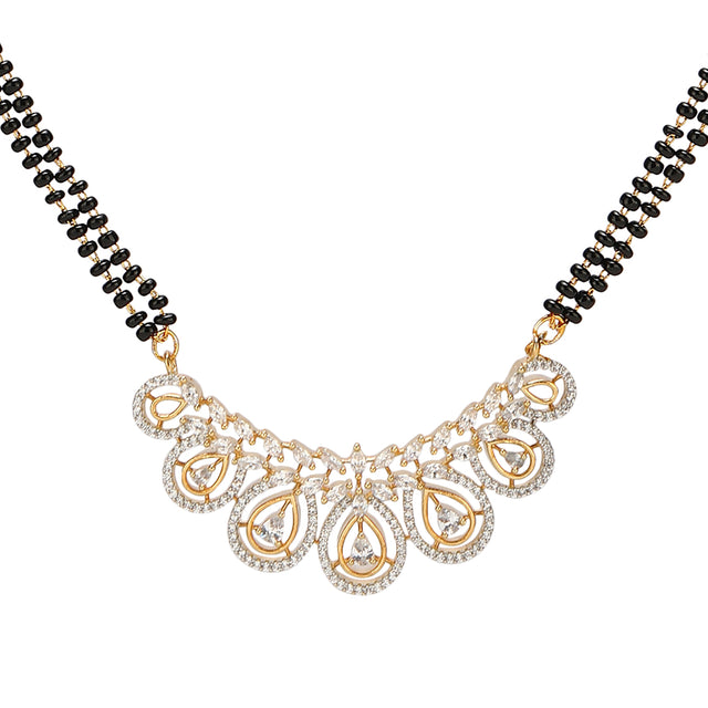 ZIRCON PENDANT MANGALSUTRA SET