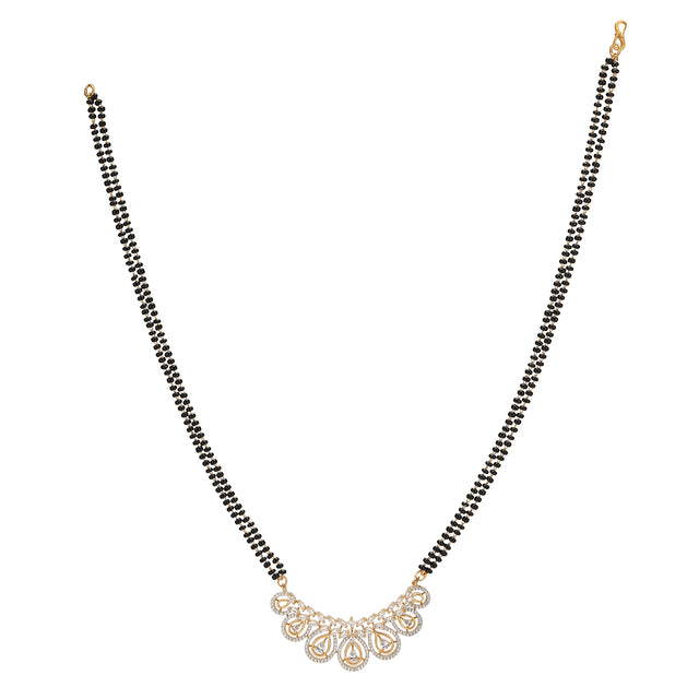 ZIRCON PENDANT MANGALSUTRA SET