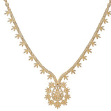 SHAHI GEMSTONE ZIRCON NECKLACE SET