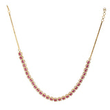 SHAHI GEMSTONE NILAY ZIRCON NECKLACE SET