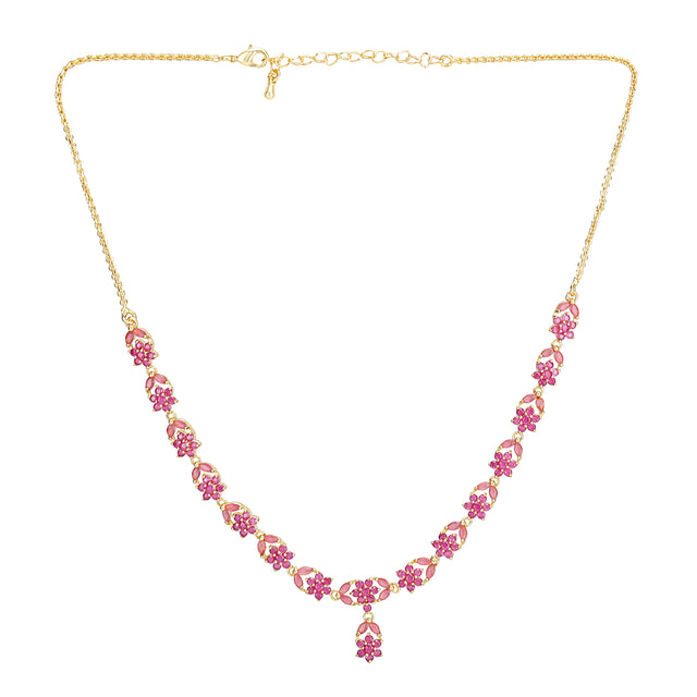 Chandani Livia Zircon Necklace Set