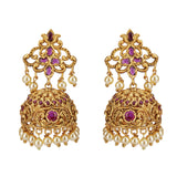 KONARK CLASSIC TEMPLE  MAYUR NECKLACE SET