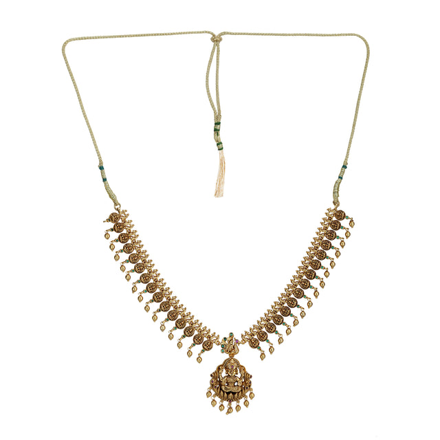 KONARK CLASSIC LAKSHMI  TEMPLE NECKLACE SET