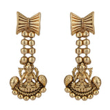 KONARK CLASSIC TEMPLE  GOLD PLATED NECKLACE SET