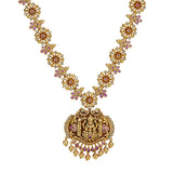 KONARK CLASSIC TEMPLE  FLOWER NECKLSCE SET