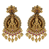 KONARK CLASSIC TEMPLE  FLOWER NECKLSCE SET