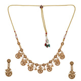 KONARK CLASSIC TEMPLE GANPATI NECKLACE SET