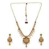 KONARK CLASSIC TEMPLE  GOLD JEWELLERY SET