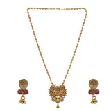 KONARK CLASSIC TEMPLE PENDANT SET