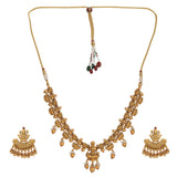 KONARK CLASSIC TEMPLE  LAKSHMI NECKLACE SET