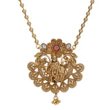 KONARK CLASSIC TEMPLE  GOLD PLATED PENDANT SET