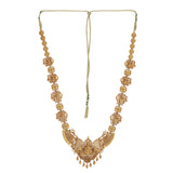 KONARK CLASSIC GOLD PLATED  TEMPLE NECKLACE SET