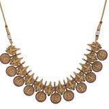 KONARK CLASSIC TEMPLE  COIN NECKLACE SET