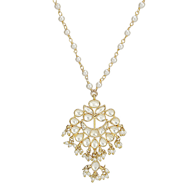 SANKRANTI KUNDAN PEACOCK PENDANT SET