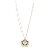 SANKRANTI KUNDAN PINK CHAND PENDANT SET