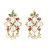 SANKRANTI PINK CHAND KUNDAN SET