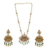 KONARK CLASSIC TEMPLE GOLD  NAVRATNA JEWELLERY