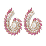 Ruhani Pink Earring Studs