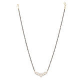 PAAN SHAPE ZIRCON MANGALSUTRA SET