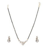 ZIRCON MANGALSUTRA PENDANT SET