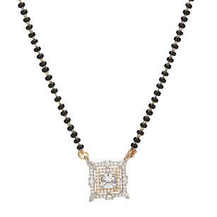 ZIRCON NECKLACE MAGALSUTRA SET