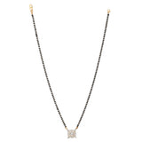 ZIRCON NECKLACE MAGALSUTRA SET
