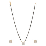 ZIRCON NECKLACE MAGALSUTRA SET