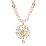 Nayaab Aesha Zercon Pendant Necklace