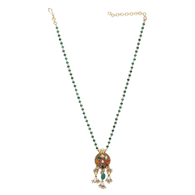 Nayaab Siona Kundant Pendant  Necklace