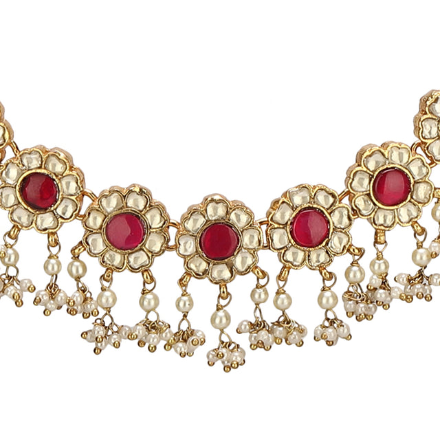Nayaab Daksha Kundan Necklace Set
