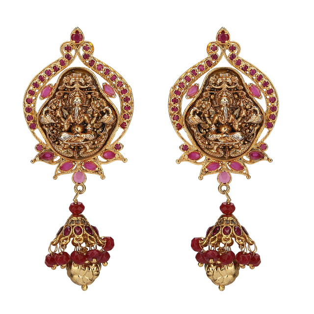 Nayaab Manu Zircon Necklace Set