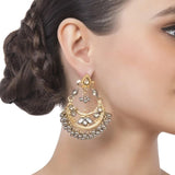 TRIBAL SILVER GHUNGROO CHANDBALI