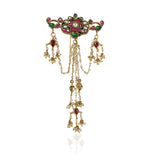 Gold Plated Kundan Juda Pin