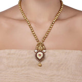 KUNDAN GOLD TEMPLE NECKLACE