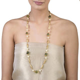 PERIDOT GOLDEN DHOLKI NECKLACE