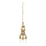 Gold Plated Kundan Tika