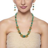 GOLDEN GHUNGROO TURQUOISE SET