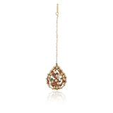 KUNDAN PEARL TEARDROP TIKKA