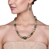 BAROQUE GREEN & GOLDEN SET