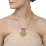 GOLD PEACOCK PENDANT