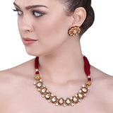 Kundan Enamel Necklace Set