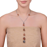 SMOKEY LARIAT NECKLACE