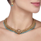 STUDDED CITRINE ROUND SET