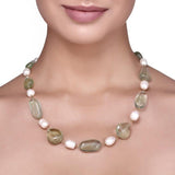 AQUAMARINE PEARL STRING