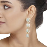 Aquamarine Long Earring
