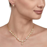 ZIRCON ROUND FLOWER SET