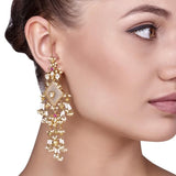 AVENTURINE PEARL KUNDAN EARRING