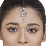 Kundan Silver Ghungroo Tikka