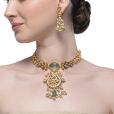 Samyukta Kundan Fluorite Choker Set